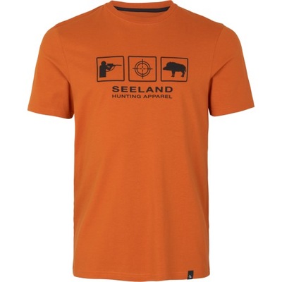 Koszulka SEELAND Lanner t-shirt Gold Flame