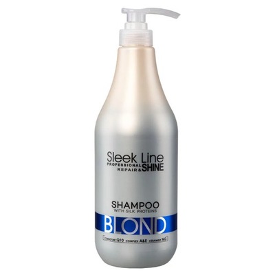 Sleek Line Blond Shampoo szampon do włosów blond 1000ml