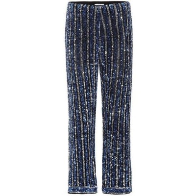 GANNI spodnie 40 L PFEIFFER SEQUINS TROUSERS