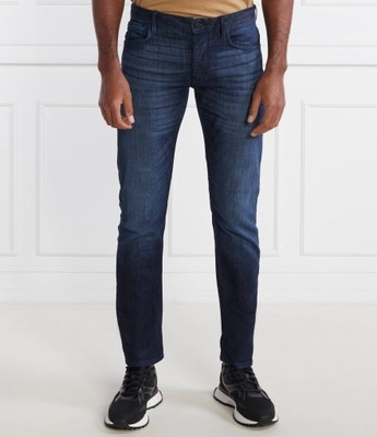 EMPORIO ARMANI jeansy j75 | Slim Fit granatowy
