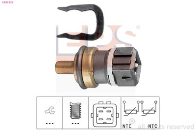 SENSOR TEMPERATURA DE LÍQUIDO REFRIGERACIÓN VW 4-STYKI 1-830-232  