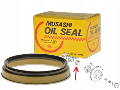 Сальник подшипник ступица перед 80x90x10.8x18.1 фото №1