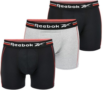 REEBOK MAJTKI BOKSERKI MĘSKIE BAWEŁNA 3PAK r. S