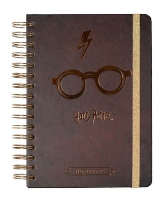 Notes kropkowany z gumką Harry Potter A5 90k