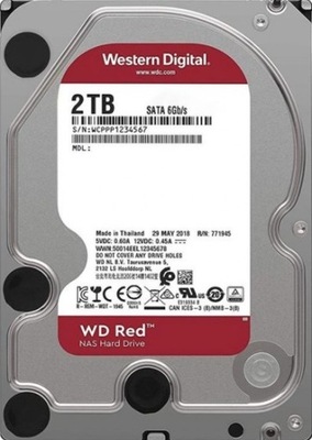 Dysk twardy WD Red Plus 2TB 2000GB WD20EFPX NAS