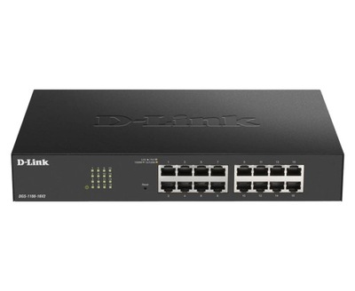 D-Link DGS-1100-16V2 łącza sieciowe Zarządzany L2