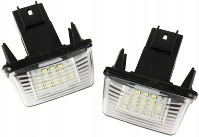 DIODO LUMINOSO LED LUCES TABLAS 2X ILUMINACIÓN CITROEN XSARA SAXO BERLINGO C3 C4 C5  