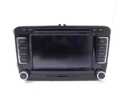 Радио cd навигация vw passat b6 eos 05-10 1t0035680a фото №1