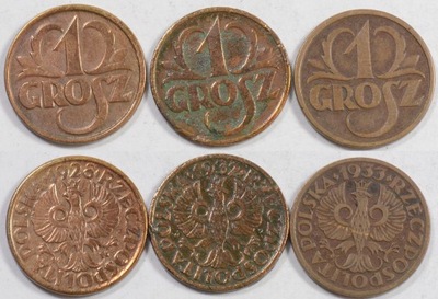 10DC. 1 GROSZ 1933, 1928, 1932 27.05