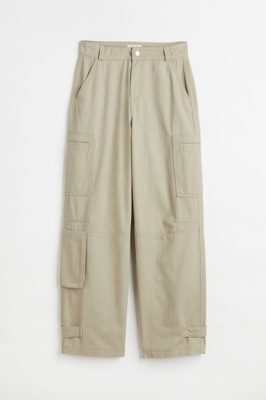 H&M 40/L spodnie cargo