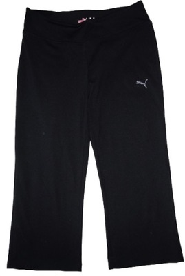 PUMA czarne legginsy spodenki 3/4 r.36