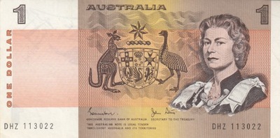 Australia 1 dollar 1966 stan UNC