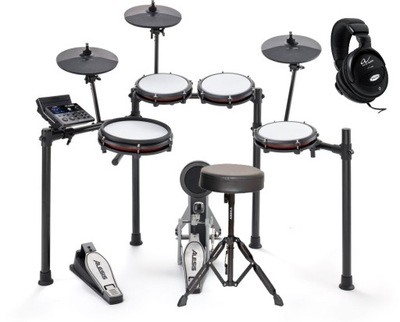 ALESIS NITRO MAX KIT PERKUSJA ELEKTRONICZNA STOŁEK SŁUCHAWKI ZESTAW