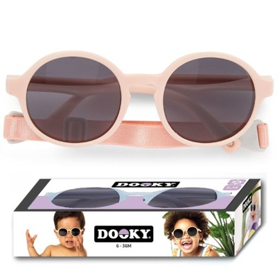 DOOKY OKULARY PRZECIWSŁONECZNE DLA DZIECI UV400 POLARYZACJA Fiji PINK 6-36m