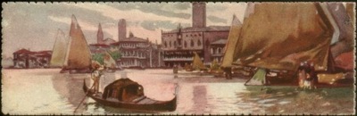 Venezia. Panorama del Molo - Attilio Scrocchi 1920
