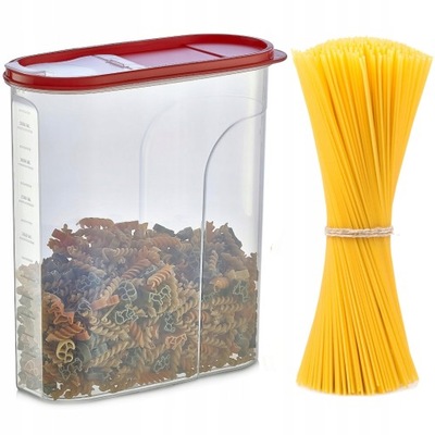 POJEMNIK NA ŻYWNOŚĆ SYPKĄ PŁATKI MAKARON 4L