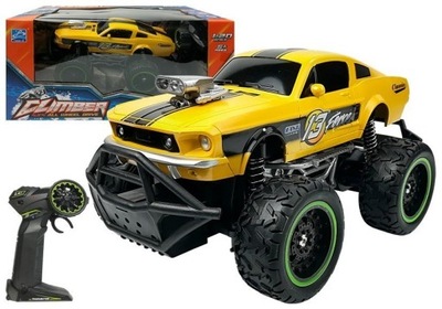 AUTO ZDALNIE STEROWANE MONSTER TRUCK MUSTANG 1:24