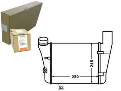 Интеркулер behr hella ai4221 aia4221 376776081 71 фото №1