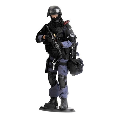 1: 6 Swat US Soldier z zestawem figurek