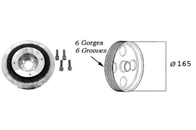 Sasic 9001813 шкив, wał коленчатый фото №1