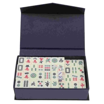 1 zestaw Mini Mahjong gra rodzinna gra plansz