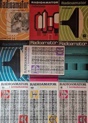 RADIOAMATOR - 10 NUMERÓW 1962-1970