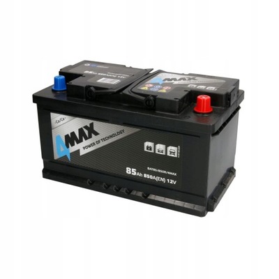 Akumulator 4MAX 12V 85Ah/850A P+