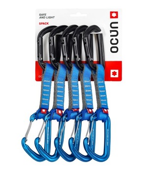 Zestaw Ekspresów Ocun Hawk QD Combi PAD 16 10 cm - blue