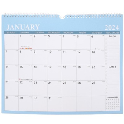 Miesięczny kalendarz wiszący kalendarz odliczający