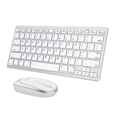 Zestaw klawiatura i mysz Omoton biały QWERTZ (403)