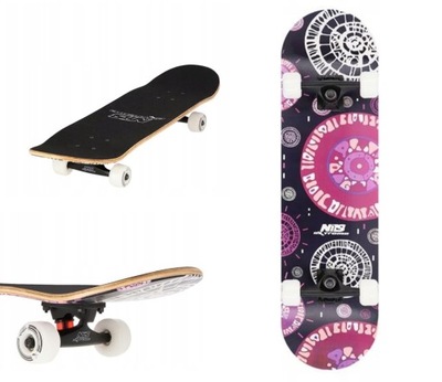 Deskorolka młodzieżowa dziecięca drewniana skateboard CR3108SA Etno Nils