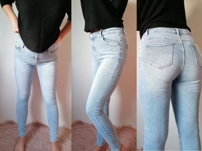 Jeansy Damskie Skinny - M.Sara - rozmiar 27 (S)