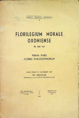 Florilegium Morale Oxoniense