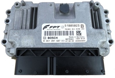 КОМП'ЮТЕР ECU FIAT BRAVO 1.4 51805023 0261201687