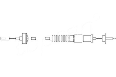 TOPRAN CABLE CONJUNTO DE EMBRAGUE SEAT TOLEDO I VW GOLF II JETTA II 1.6-2.0  