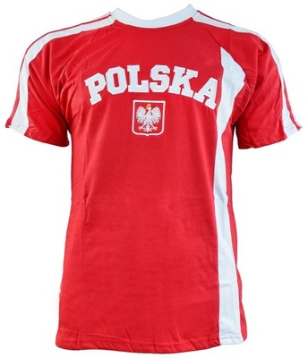 Koszulka T-shirt Kibica Polska z Orłem roz. XL
