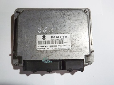 COMPUTER CONTROL UNIT SKODA 06A906019BT 5WP4428 01  