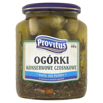 PROVITUS OGÓRKI CZOSNKOWE 640G ..