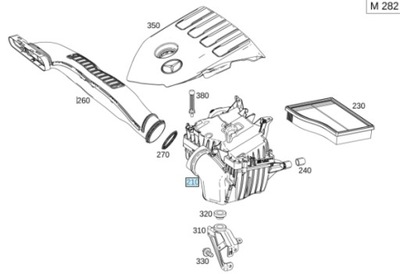 КОРПУС ФИЛЬТРА ВОЗДУХА MERCEDES GLB X247 19-