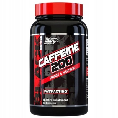 Nutrex CAFFEINE 200 60caps Kofeina 200mg Energia Koncentracja