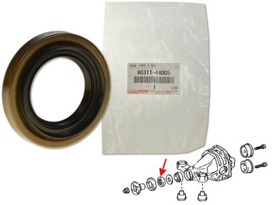 Сальник дифференциал задняя 90311-44005 toyota фото №1