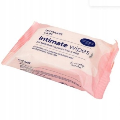 Chusteczki do higieny intymnej Intimate Care 20 sztuk