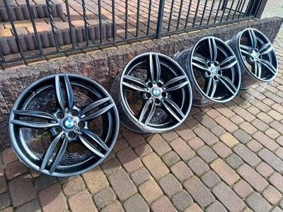 BMW F06 F12 F10 F11 ALU RATLANKIO 5X120 M PAKETAS 19 PAVYZDYS 351 M CHROME SCHADOW 