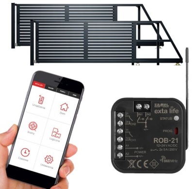 ZAMEL Sterownik do bram na Pilot Radiowy odbiornik ROB-21/12-24V
