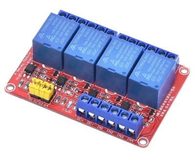 672 Przekaźnik 4 Kanałowy Wysoki Niski 5V Arduino