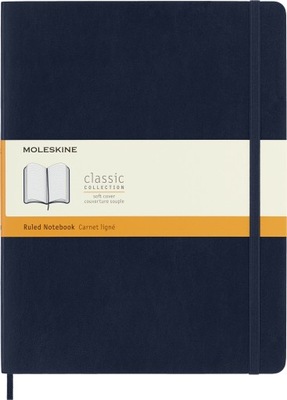 Notes Moleskine Classic XL w linie granatowy