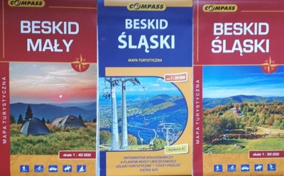 BESKID ŚLĄSKI, BESKID MAŁY, BESKID ŚLĄSKI 3 SZT.