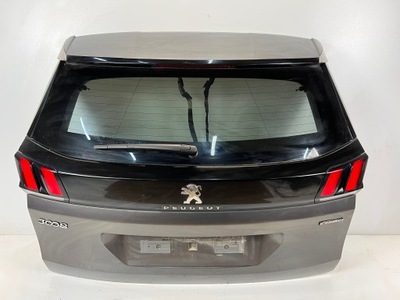 Peugeot 3008 ii крышка багажника задняя комплектная w цвет фото №1