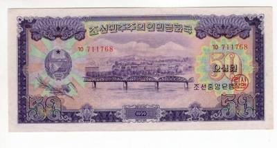 Korea Północna 50 won 1959