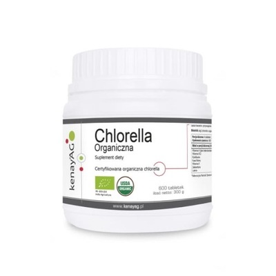 Organiczna Chlorella (600 tabletek) Kenay